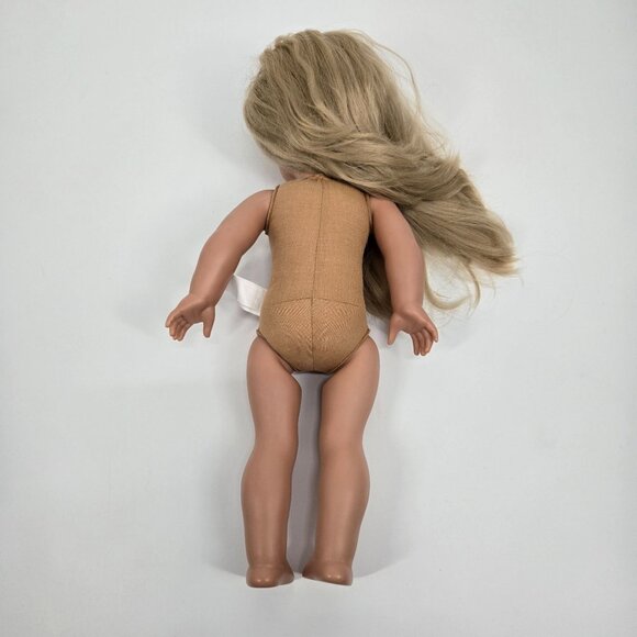 Pottery Barn Kids by Gotz Blond Doll with Bangs & Blue Eyes Nude 18" - Picture 4 of 10